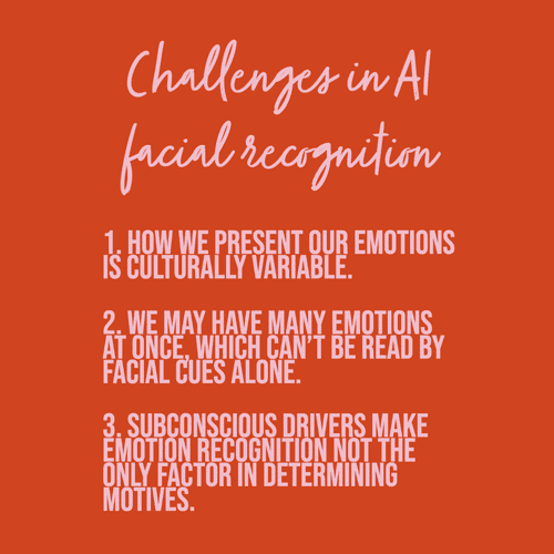 Challenges in AI facial recognition